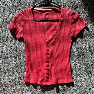 Anthropologie Button Up Top